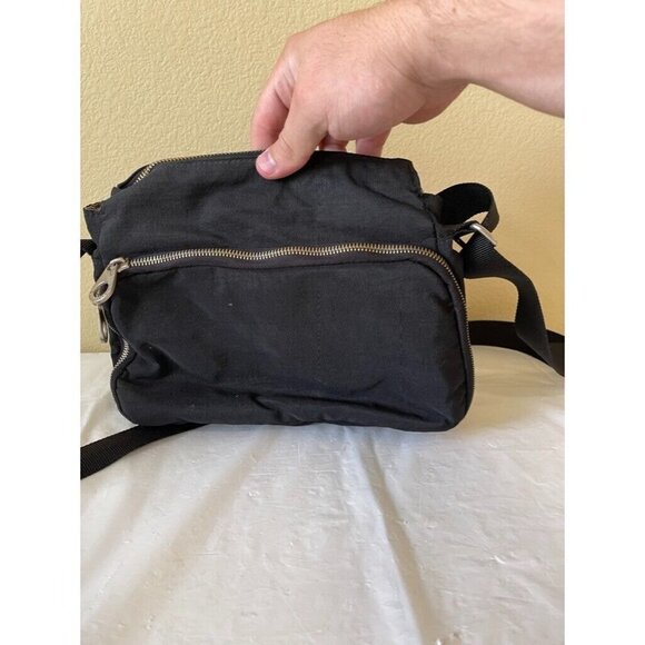 Baggalini Purse black Small Multiple Zip Pockets Shoulder Bag  organizer - Picture 9 of 12